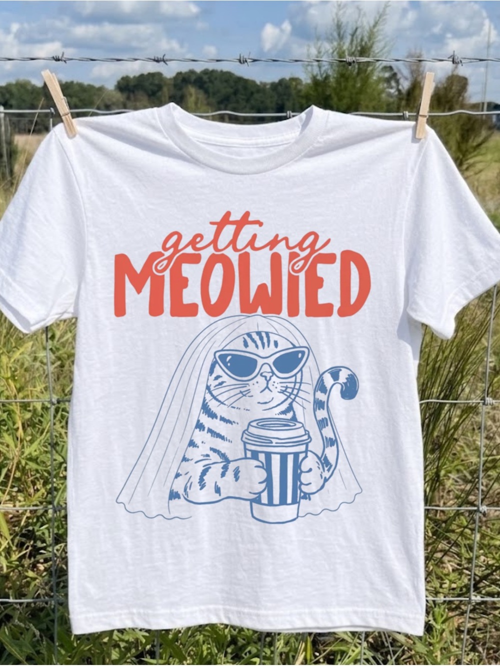 Getting Meowied Shirt, Funny Cat Bride Tee, Cat Wedding Shirt